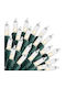 LED Christmas Lights Green in String Cable/550