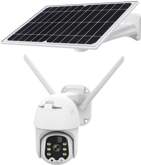 Kruger & Matz Connect C90 IP Κάμερα Παρακολούθησης Wi-Fi Full HD 1080p Αδιάβροχη Μπαταρίας με Ηχείο και Φακό 2.4mm