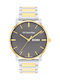 Calvin Klein Two Tone Ανδρικό Ρολόι 44mm Μπαταρίας
