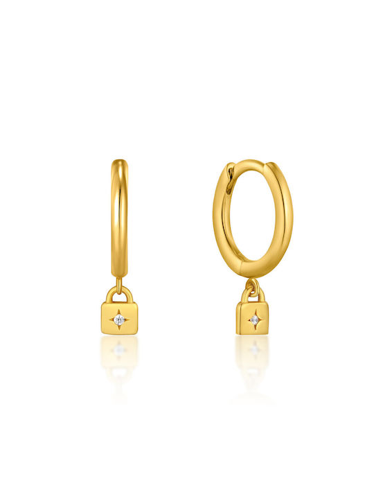 Ania Haie Earrings made of Silver Gold Plated