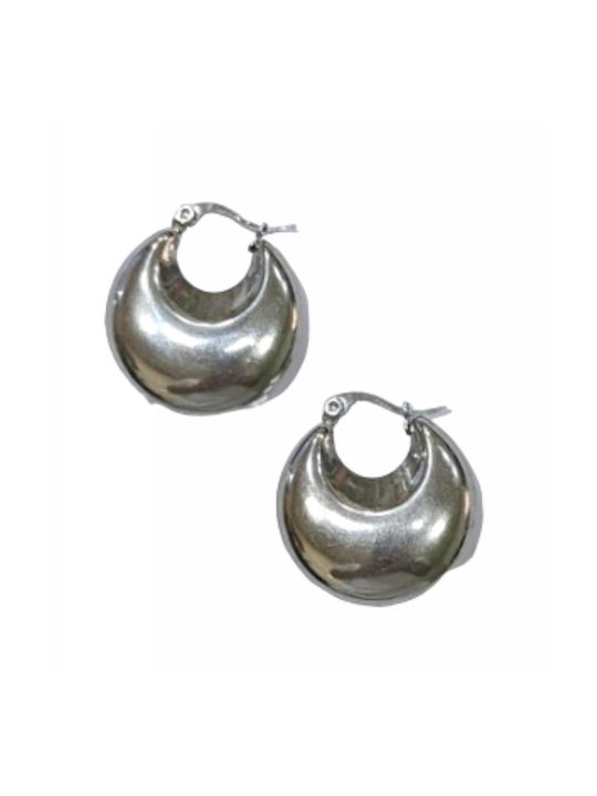 Tatu Moyo Earrings Hoops made of Steel