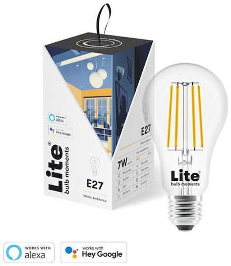 Lite Bulb Moments Smart Λάμπα LED 6W για Ντουί E27 Ρυθμιζόμενο Λευκό