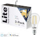 Lite Bulb Moments Smart Bulbs LED 7W for Socket E27 RGB 3pcs