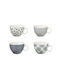 Plastona Mug Ceramic Gray 1pcs