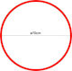 Reinhart Red Rhythmic Gymnastics Hoop Ø70cm
