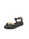 Tendenz Anatomic Synthetic Leather Women's Sandals Gold