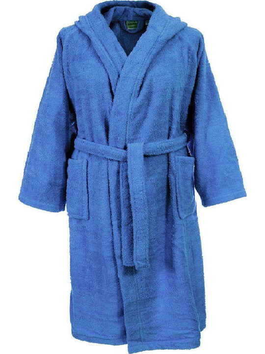 24home.gr 1320911005100022 Kids Swimming Bathrobe Blue