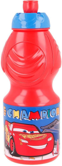 Euromic Kids Water Bottle Disney Cars Plastic Red 400ml