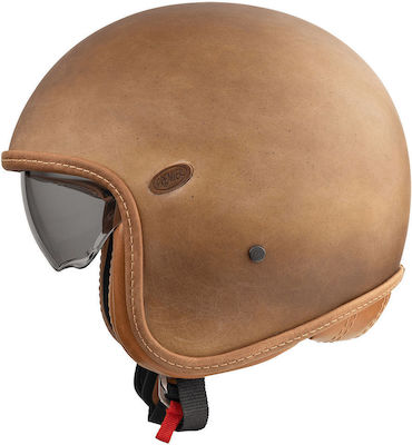 Premier Vintage Platinum Edition Motorradhelm Jet ECE 22.06