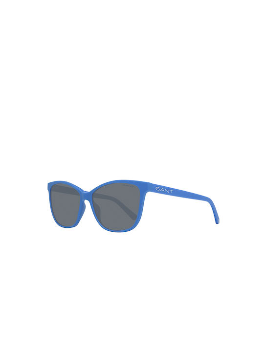 Gant Femei Ochelari de soare cu Albastru Din plastic Rame și Gri Lentilă GA0884 91A