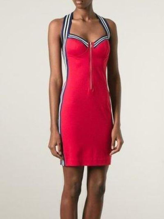 Summer Mini Evening Dress Red