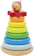 Kidslife Pyramiden-Spielzeug aus Holz