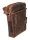 Leather Men's Bag Shoulder / Crossbody Tabac Brown