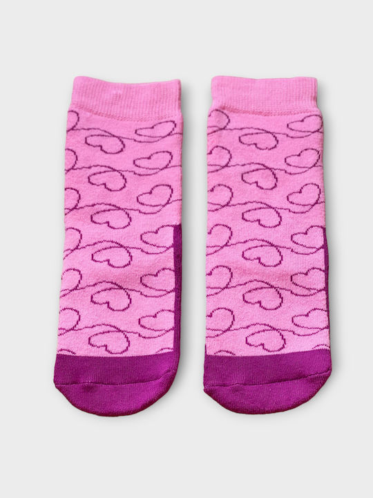 Meritex Kids' Slipper Socks Pink