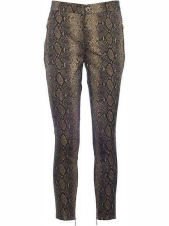 Twinset Women's Fabric Trousers Brown