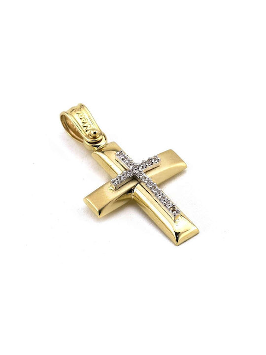 Goldsmith Damen Gold Kreuz 14K