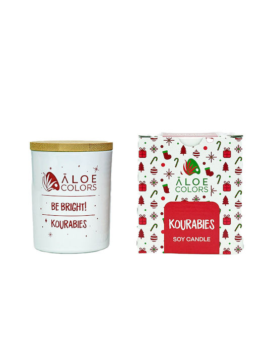 Aloe Colors Ароматична Свещ от Соя в Буркан с Аромат Курабии 150гр