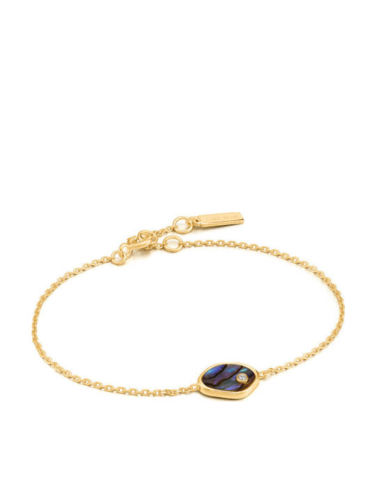 Ania Haie Silver Chain Hand Gold-plated
