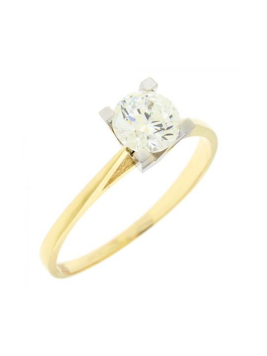 Velegrakis Single Stone from Gold 14K