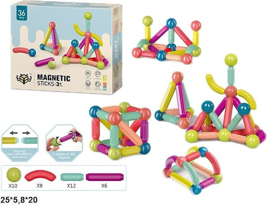 Toyland Magnetisches Bau- und Konstruktionsspielzeug für Kinder ab 3 Jahren