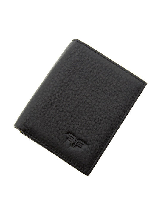 Forest Men's Leather Card Wallet Black