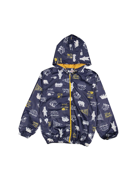 Mi&Mo Collection Kinderjacke Winddicht Μπλε