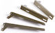 Am.Pm Regalhalterungen Schwere Ausführung Metallisch in Gold Farbe 240x5mm 4Stück 3614854337587