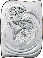 Beltrami Heilige Familie Silber 7,5x10cm
