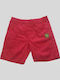 Kinder-Shorts/Bermudas Stoff Rot