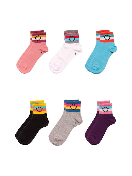 Design Letters Kids' Socks Knee-High Multicolour 6 Pairs