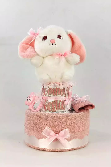 Dama Koupa Χειροποίητο Diaper Cake για Κορίτσι