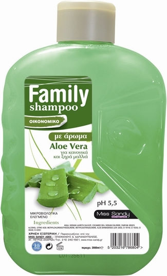 Miss Sandy Aloe Vera Σαμπουάν για Κανονικά Μαλλιά 1000ml