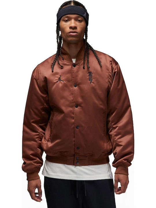 Zion Varsity Winter Jacket Bomber Brown