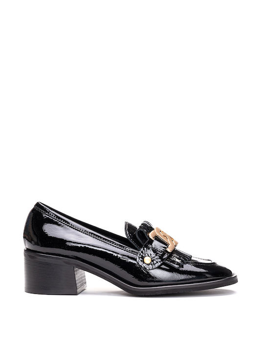 Philippe Lang Patent Leather Black Heels