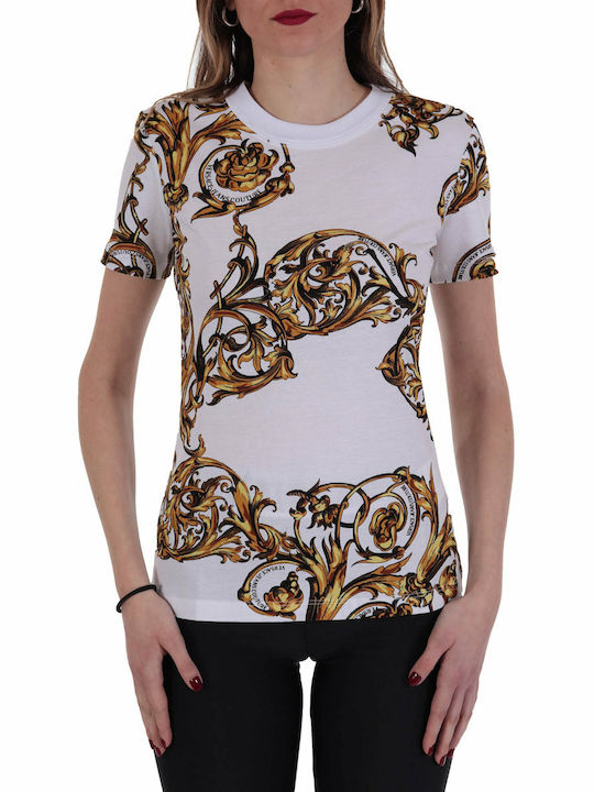 Versace Γυναικείο T-shirt ΛΕΥΚΟ