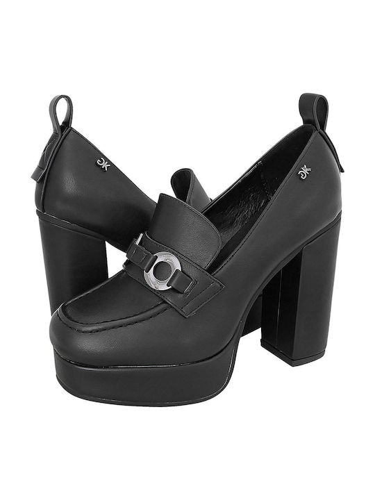 Gianna Kazakou Leder Pumps Schwarz