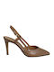 Leder Pumps Braun