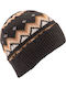 Beanie Unisex Σκούφος Πλεκτός σε Μαύρο χρώμα