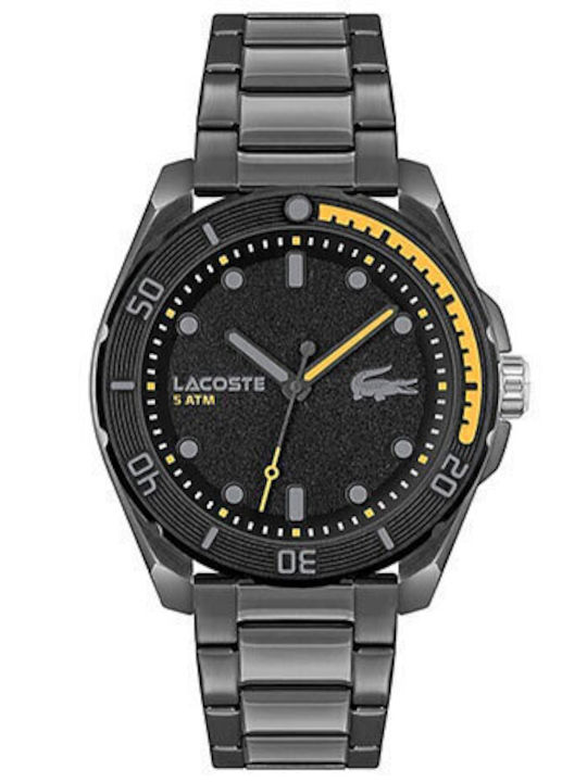 Lacoste Finn Men's Watch 44mm Battery with Black Metal Bracelet