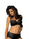 Black Minimizer Sutien fără căptușeală cu Baloane