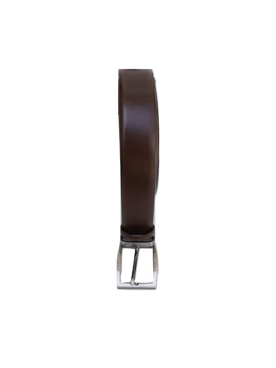 Venturi Men's Leather Belt Brown