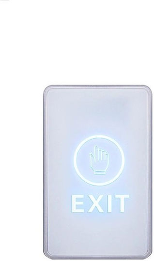 HSY Wall Push Exit Button White K6-W