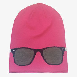 Brekka Beanie Unisex Σκούφος Πλεκτός σε Φούξια χρώμα