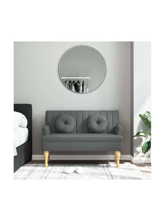 Canapea Cu Două Locuri Gri Închis Cu Perne Deco...