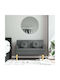 Canapea Cu Două Locuri Gri Închis Cu Perne Decorative 113x64.5x75.5cm