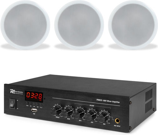 Power Dynamics Σετ Ηχεία Εγκαταστάσεων 25W Μαύρα