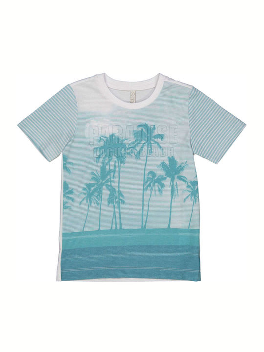 Kinder-T-Shirt Hellblau