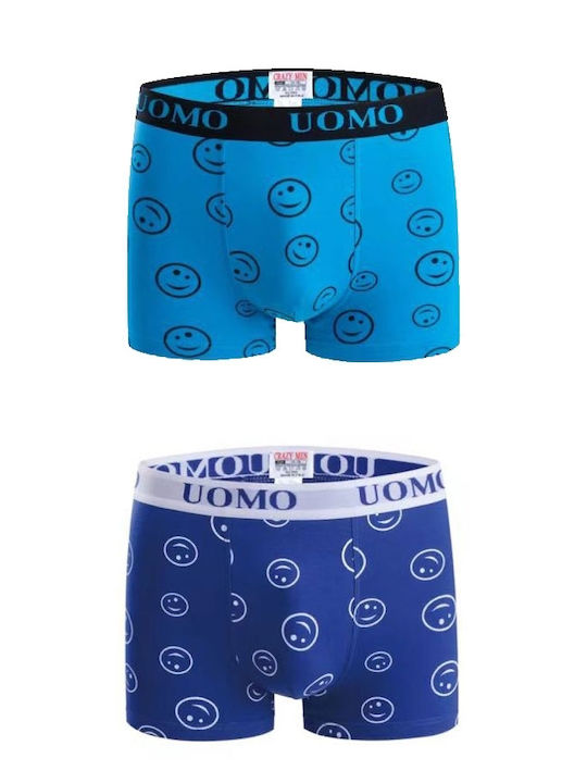 Uomo Kinder-Set mit Boxershorts Blau 2Stück