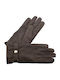 Samsonite Braun Leder Handschuhe