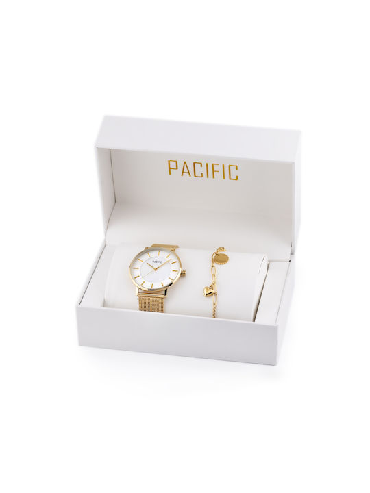 Pacific Watch with Metal Bracelet